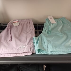 Nike Sportswear Woven Lined Flow Shorts Bundle (2). Brand New. Mens Size: Large